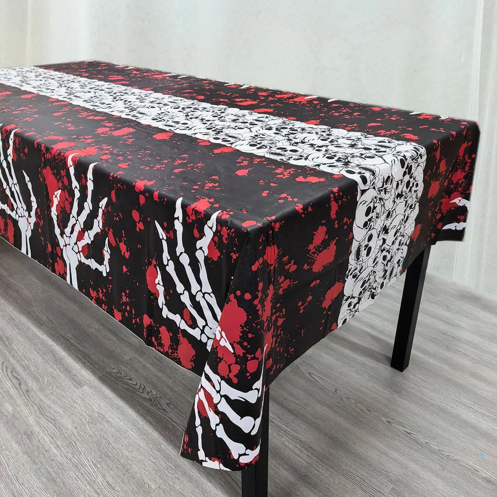 Nappe Halloween Fantômes et Citrouilles – Quatre Couleurs