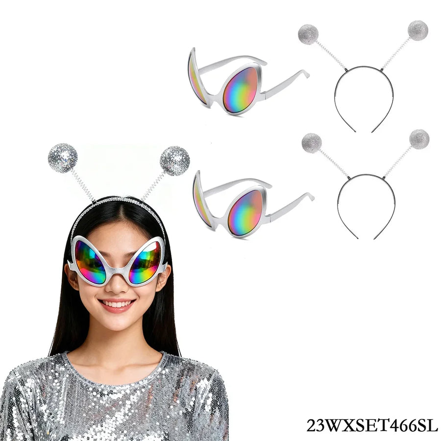 Kit Alien – Coiffe et Lunettes