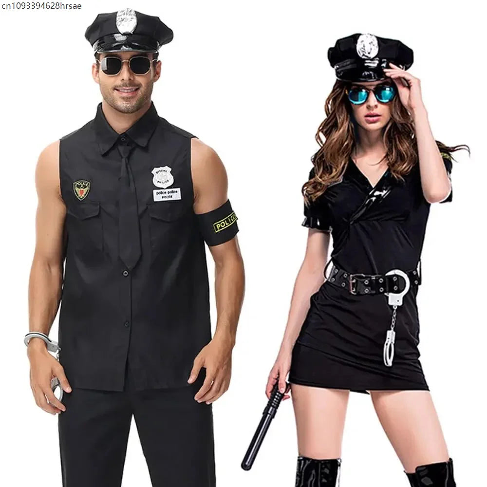 Déguisement Policier Couple Homme et Femme