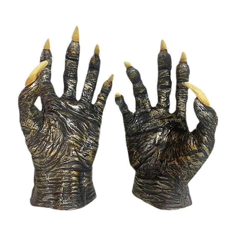 Gants Loup-Garou Réalistes en Latex – vue 5