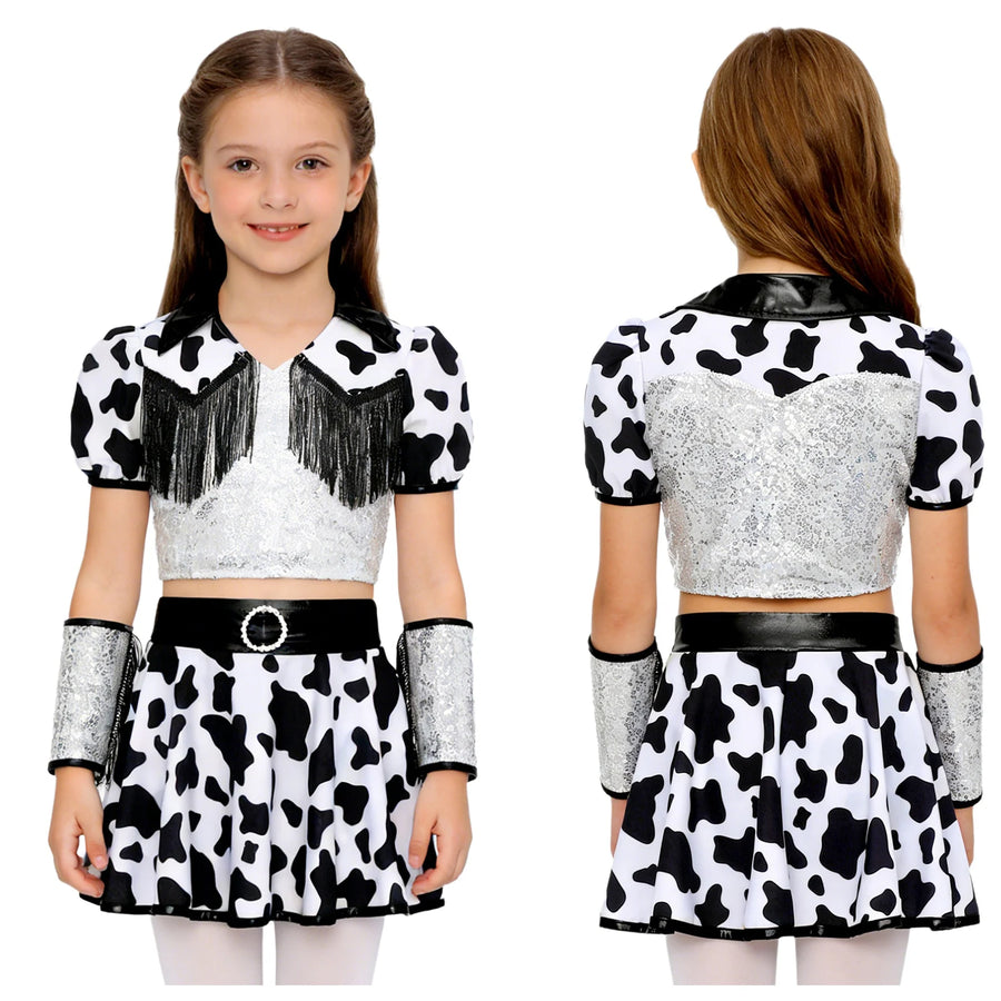Déguisement Cow-Girl Sequins Fille