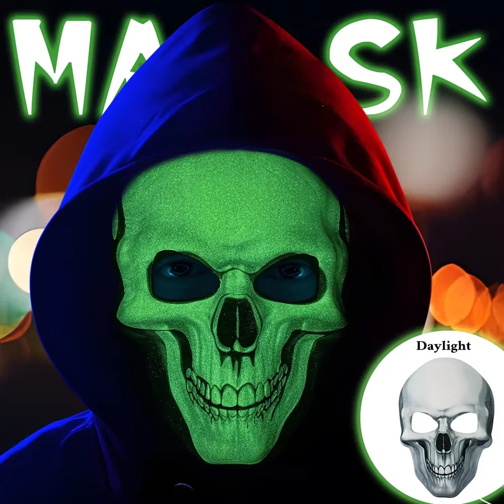 Masque Tête de Mort Phosphorescent