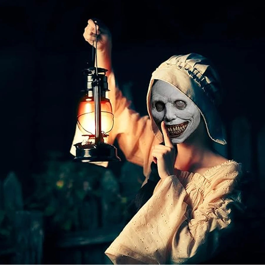 Masque Blanc Effrayant avec Œil – vue 4