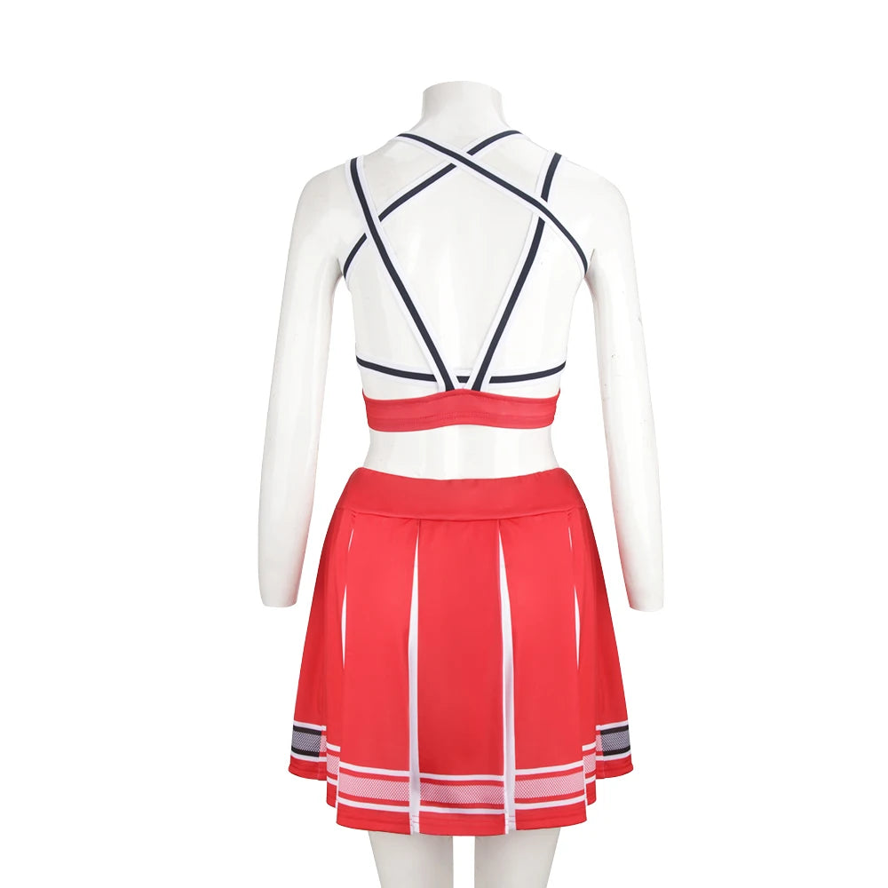 Tenue Pom-Pom Girl Diablesse Rouge