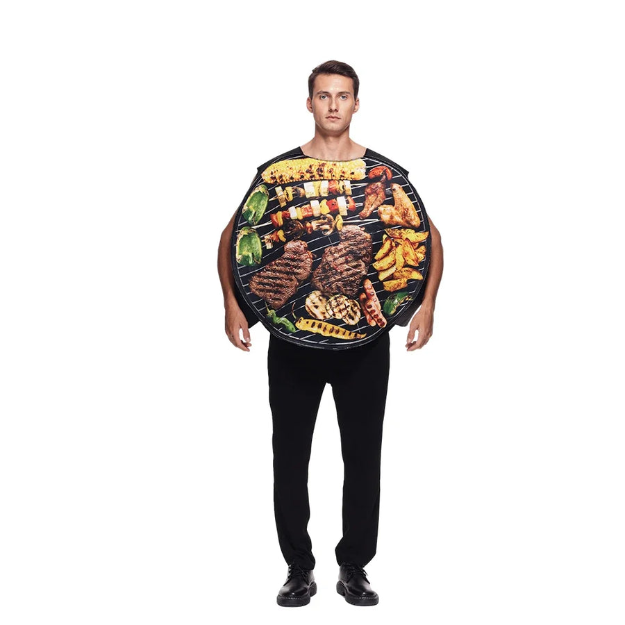 Déguisement Barbecue Rigolo Adulte – Tunique Grillades