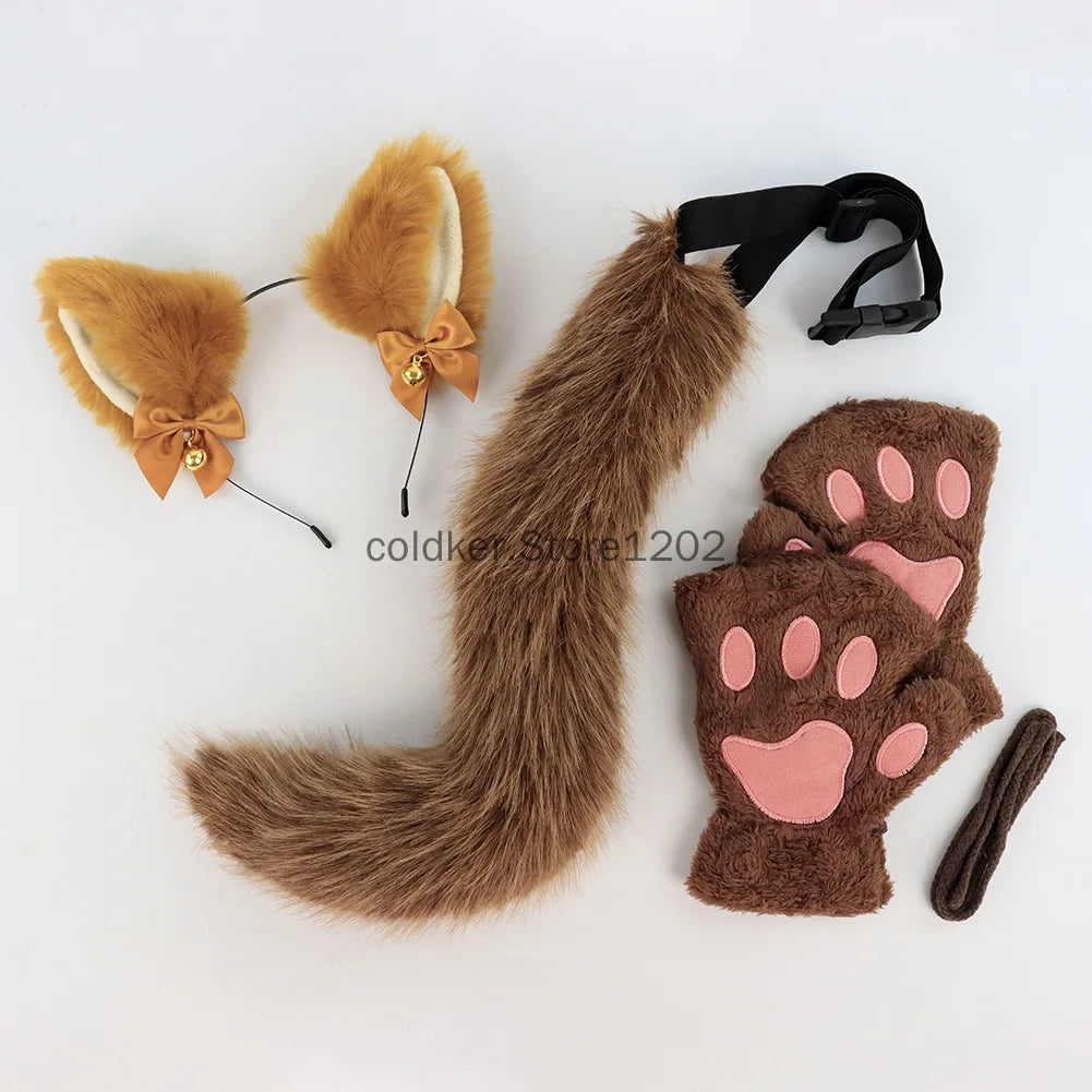Kit Chat Noir – Oreilles, Queue, Gants et Collier