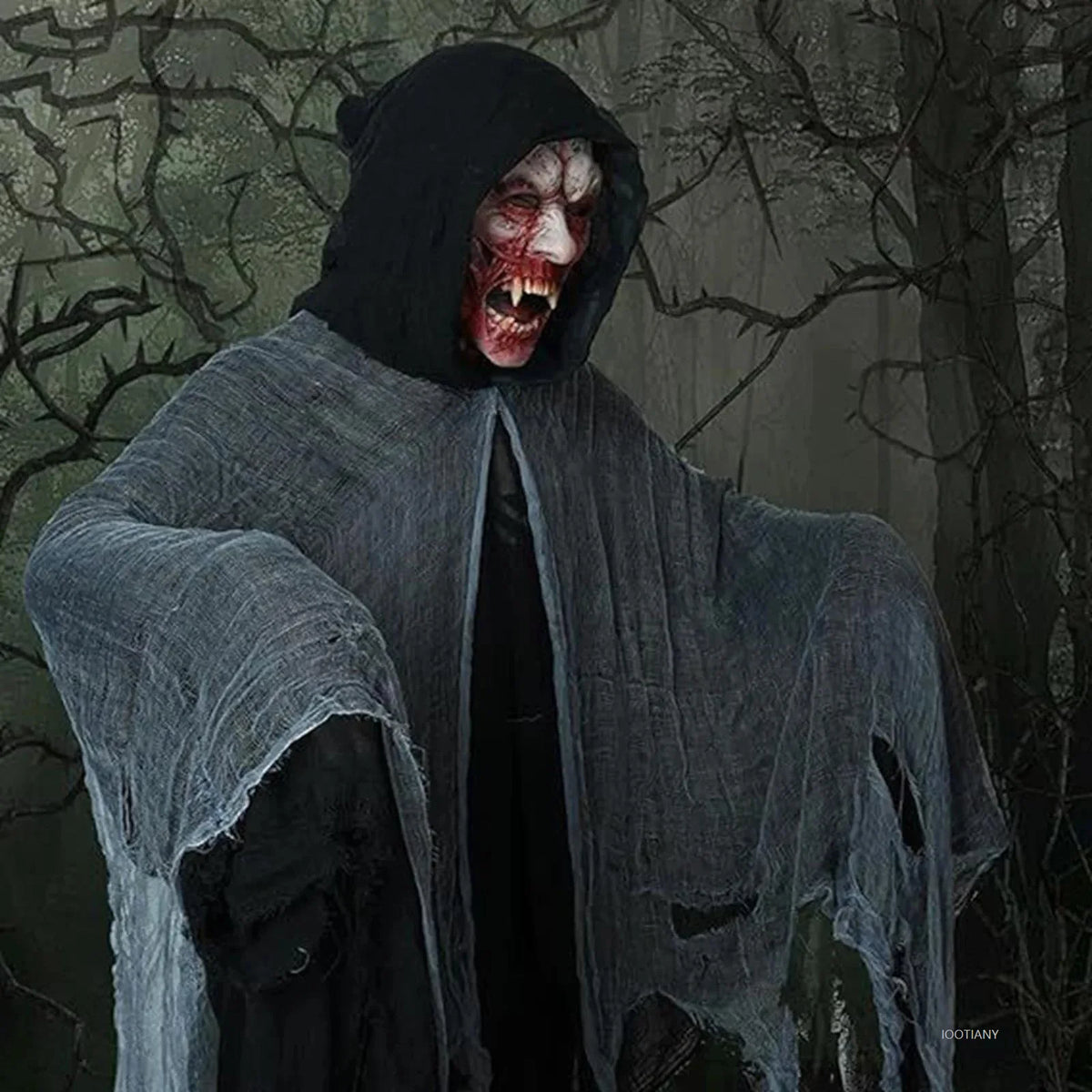Cape Gothique à Capuche – Noire, Rouge, Grise ou Café