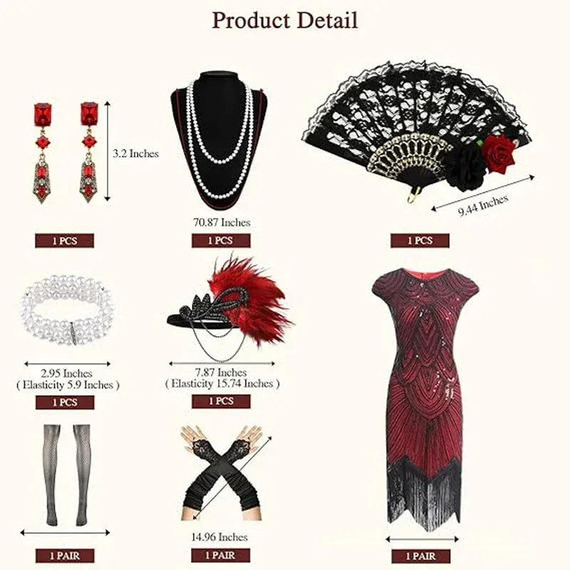 Robe Charleston Gatsby Années 20 – Robe ou Accessoires