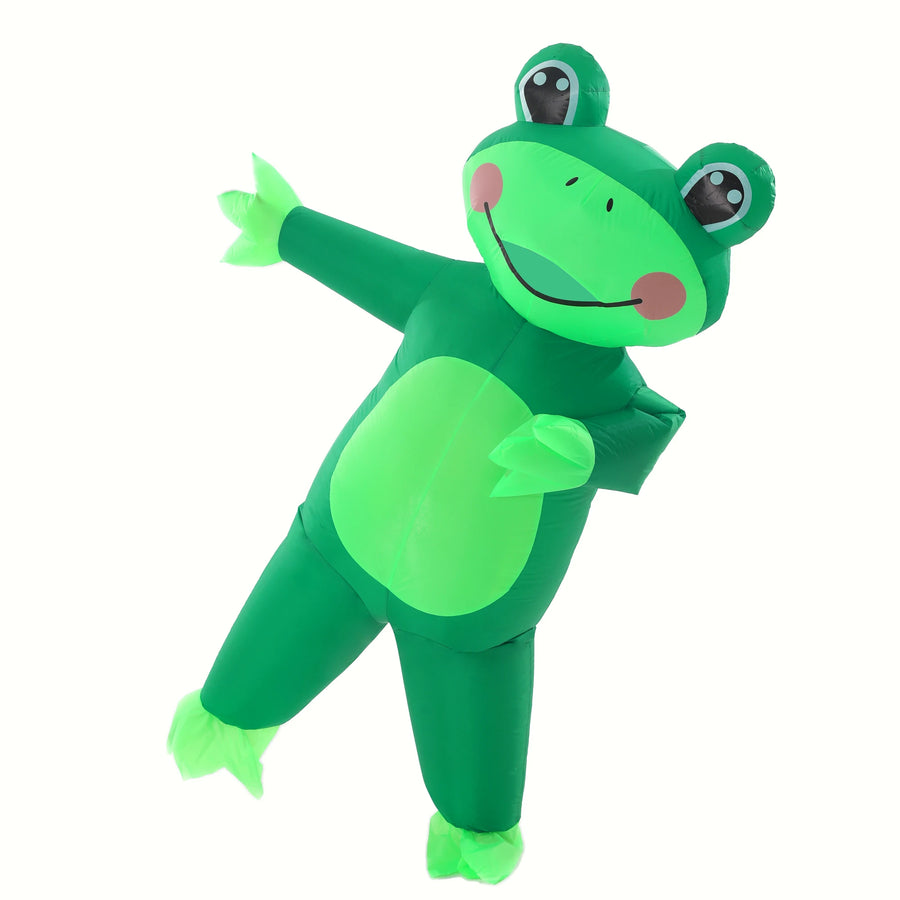 Déguisement Gonflable Grenouille Verte Adulte – vue 6