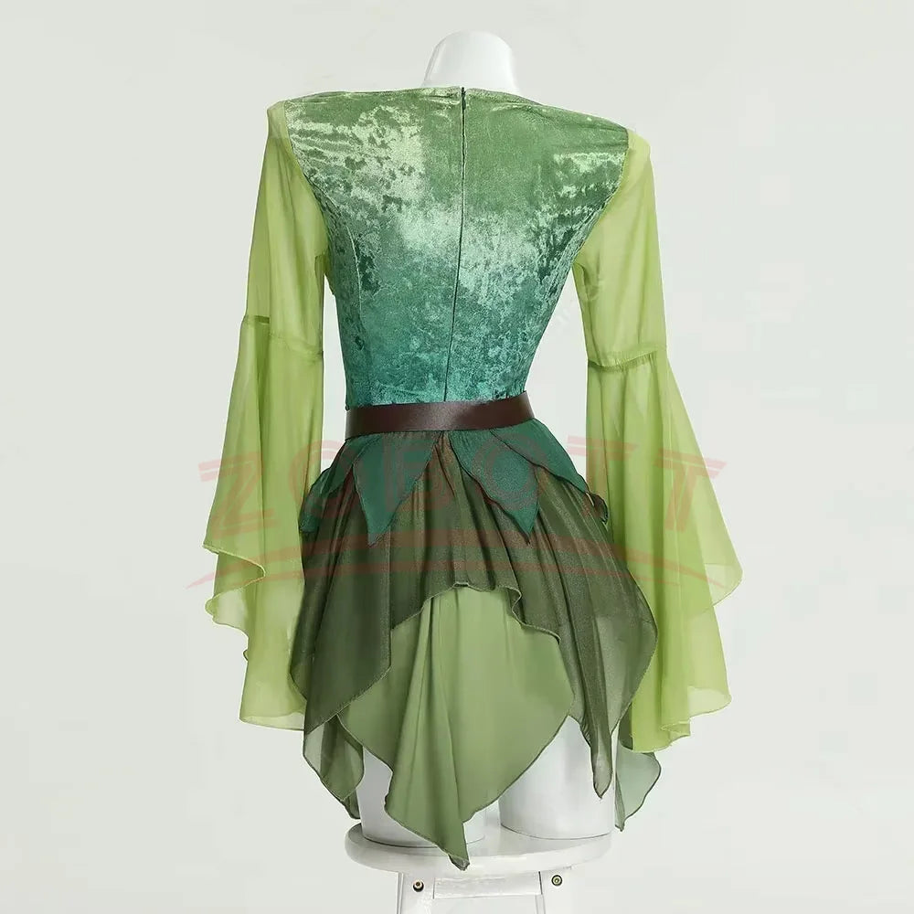 Déguisement Elfe Vert avec Ailes et Ceinture – vue 3