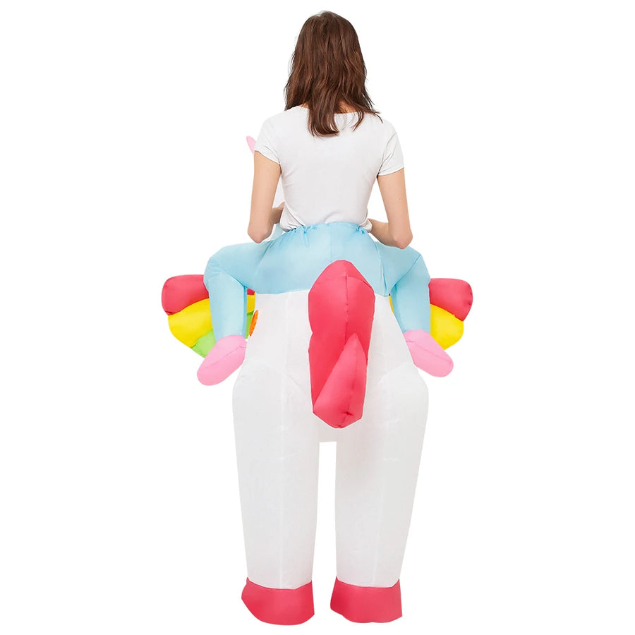 Déguisement Licorne à Chevaucher Gonflable – Plusieurs Tailles