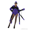Body Araignée Violet Gothique avec Chapeau
