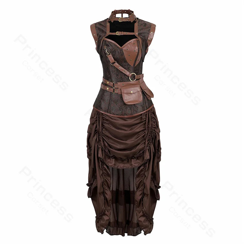 Robe Corset Pirate Punk Femme