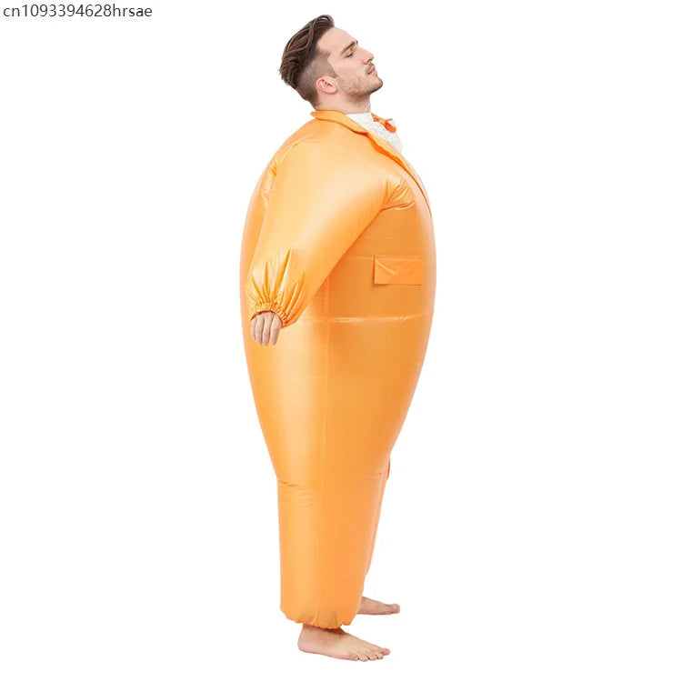 Déguisement Gonflable Orange Adulte – Costume Humoristique