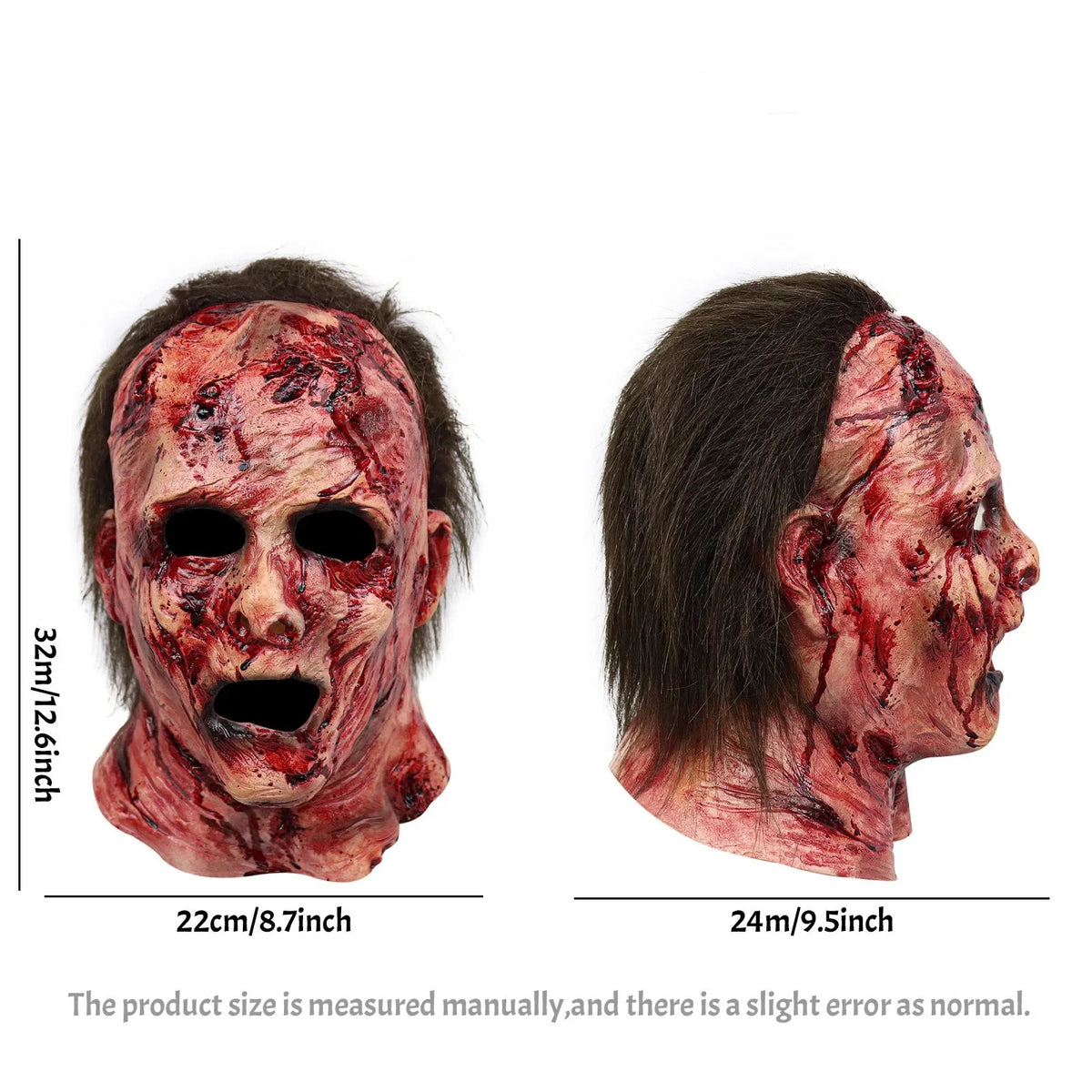 Masque Clown Effrayant en Silicone – vue 5