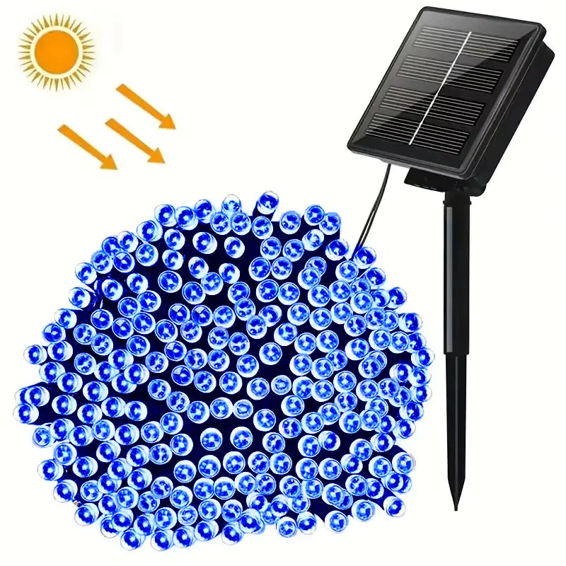 Guirlande lumineuse LED solaire extérieur Noël – vue 11