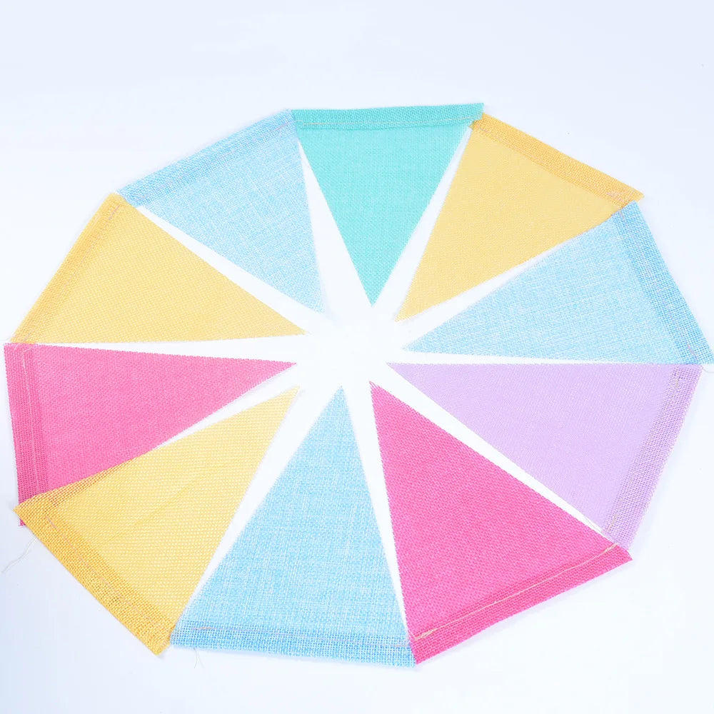 Guirlande de Fanions en Feutrine Colorée – vue 2