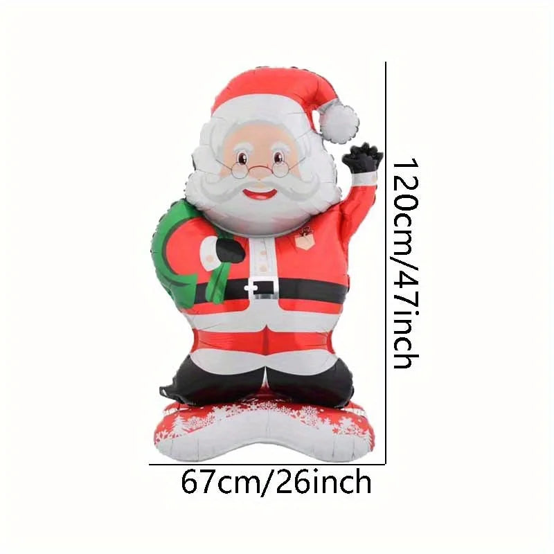 Ballon Père Noël Géant 120 cm – Décoration de Fête – vue 2