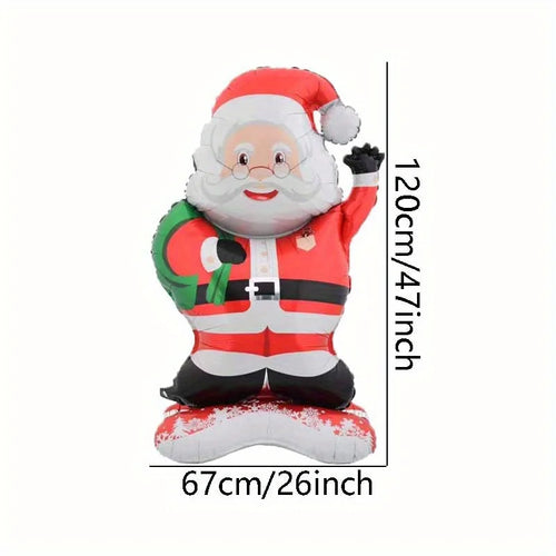 Ballon Père Noël Géant 120 cm – Décoration de Fête – vue 2
