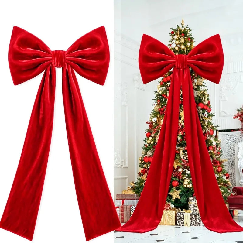 Grand Nœud Décoratif de Noël – Modèles A ou B