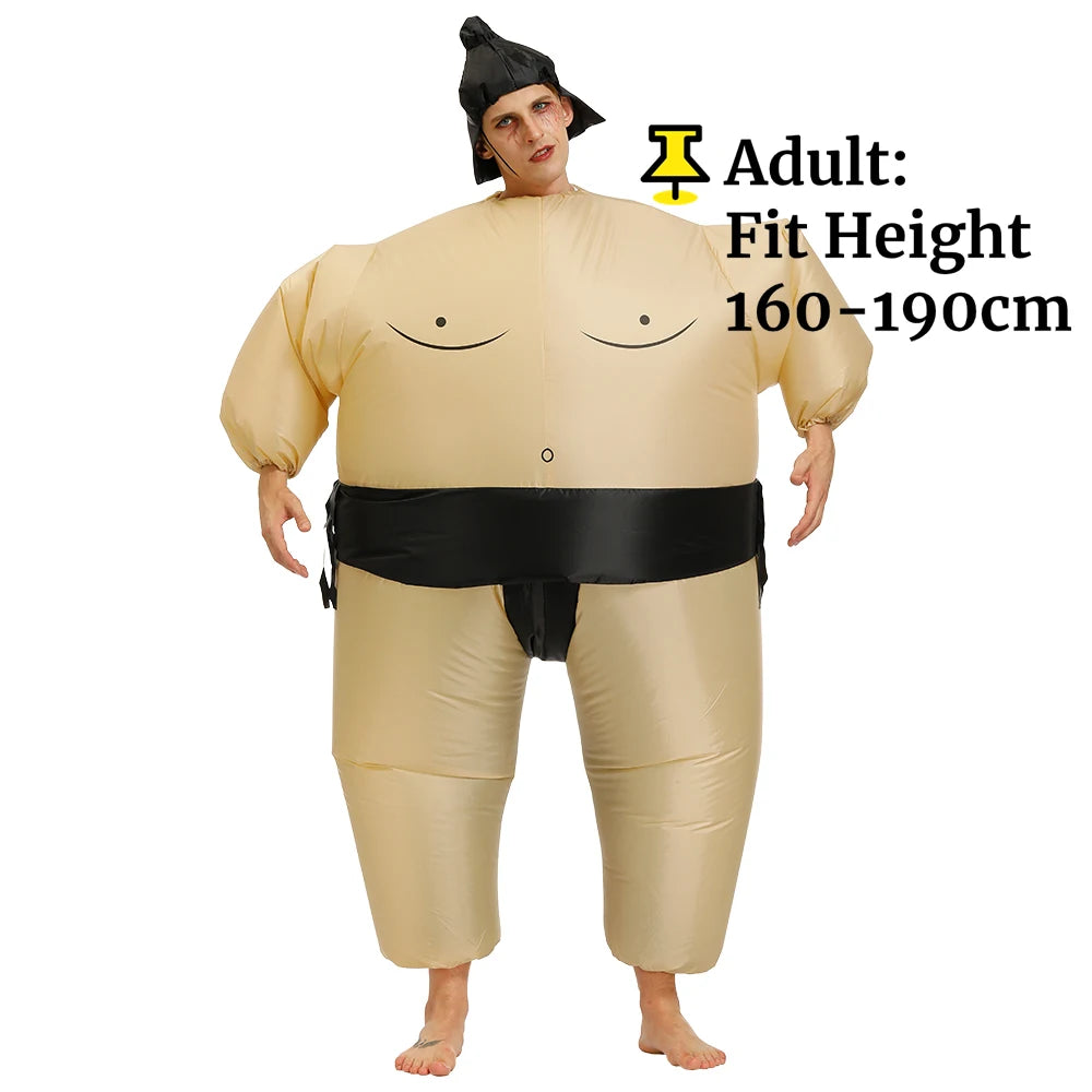 Déguisement Gonflable Sumo Adulte – Costume Rigolo – vue 10