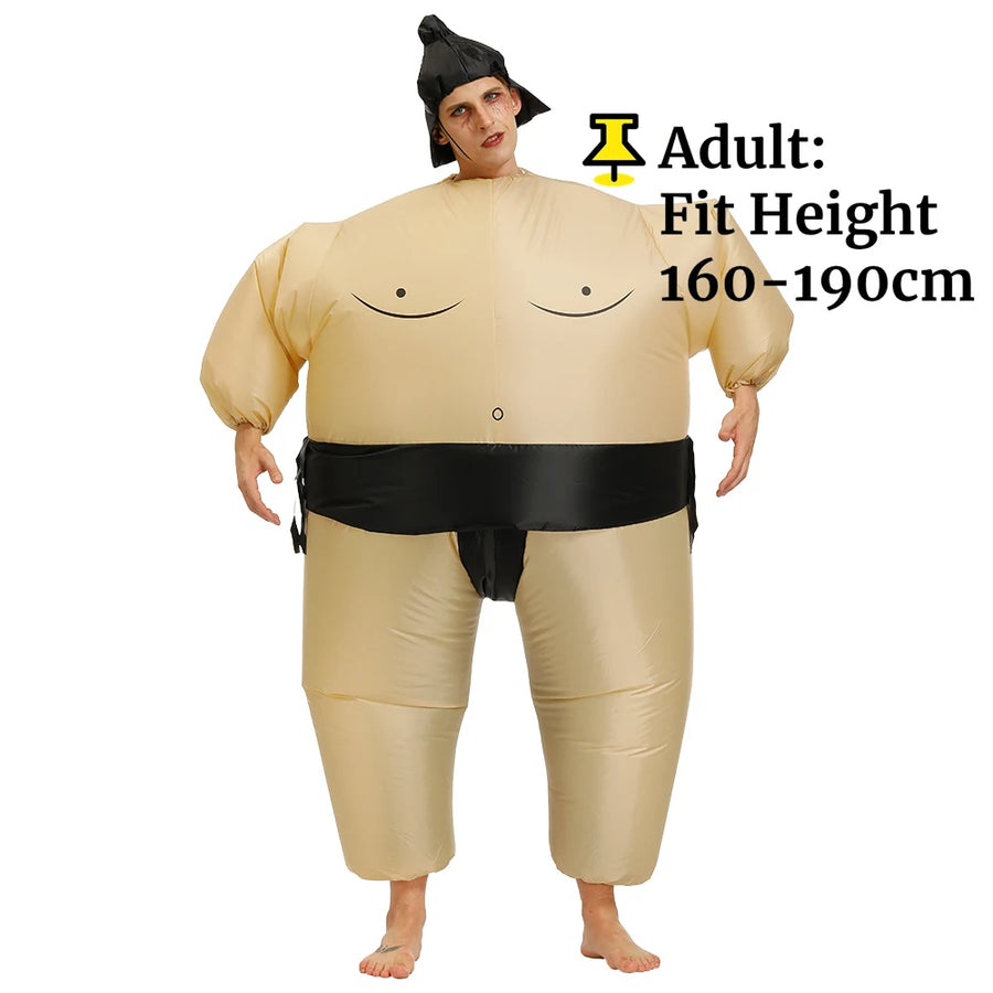 Déguisement Gonflable Sumo Adulte – Costume Rigolo – vue 10