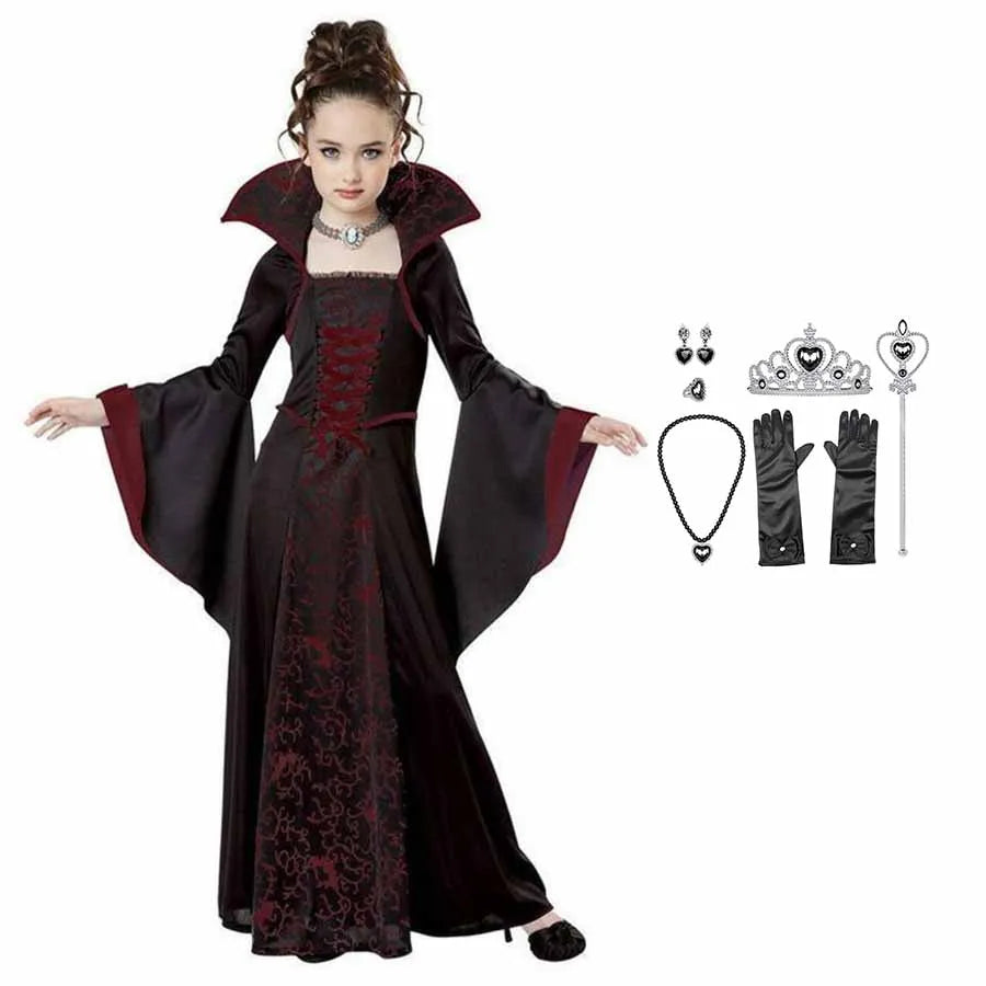 Robe Tutu Longue Vampire Fille