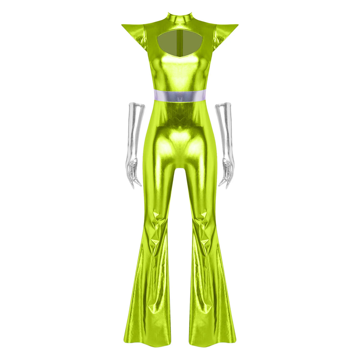 Combinaison Alien Disco Métallisée