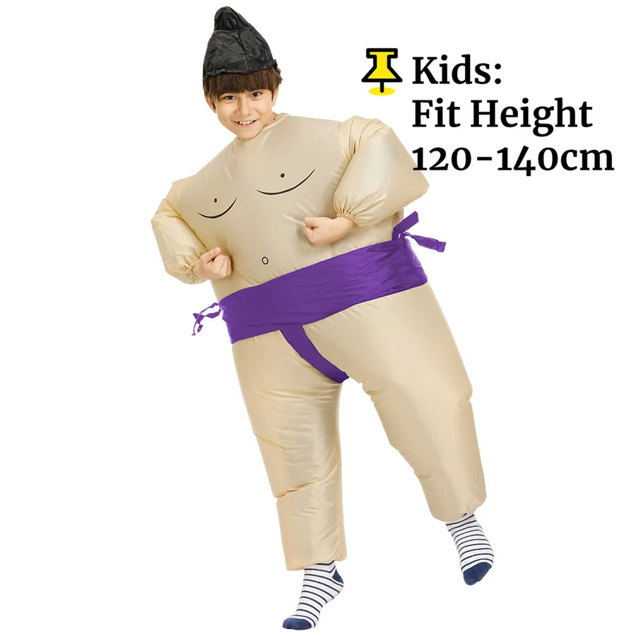 Déguisement Gonflable Sumo Adulte – Costume Rigolo – vue 9