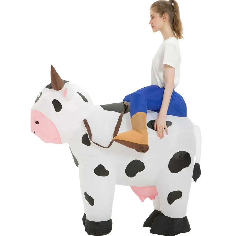 Déguisement Gonflable Vache à Chevaucher