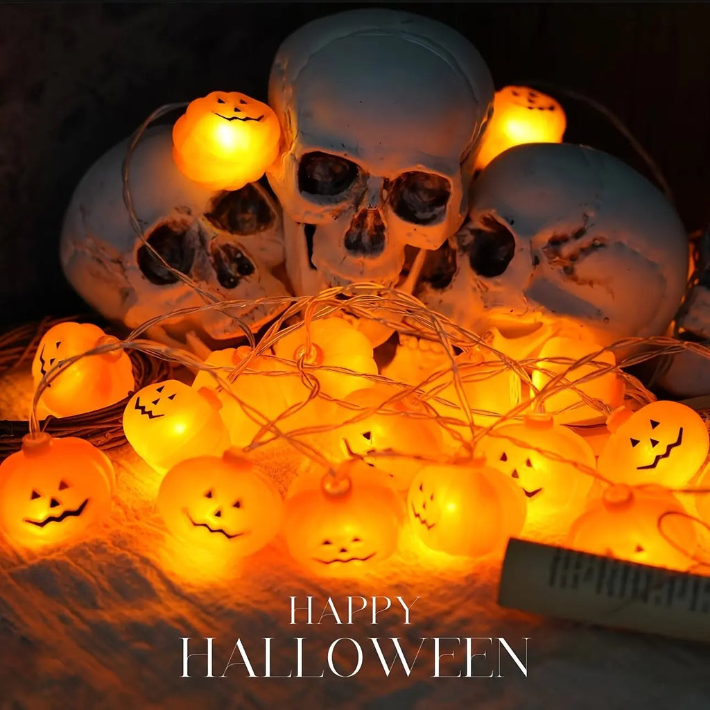 Guirlande LED Citrouilles Halloween – 1,5 ou 3 m