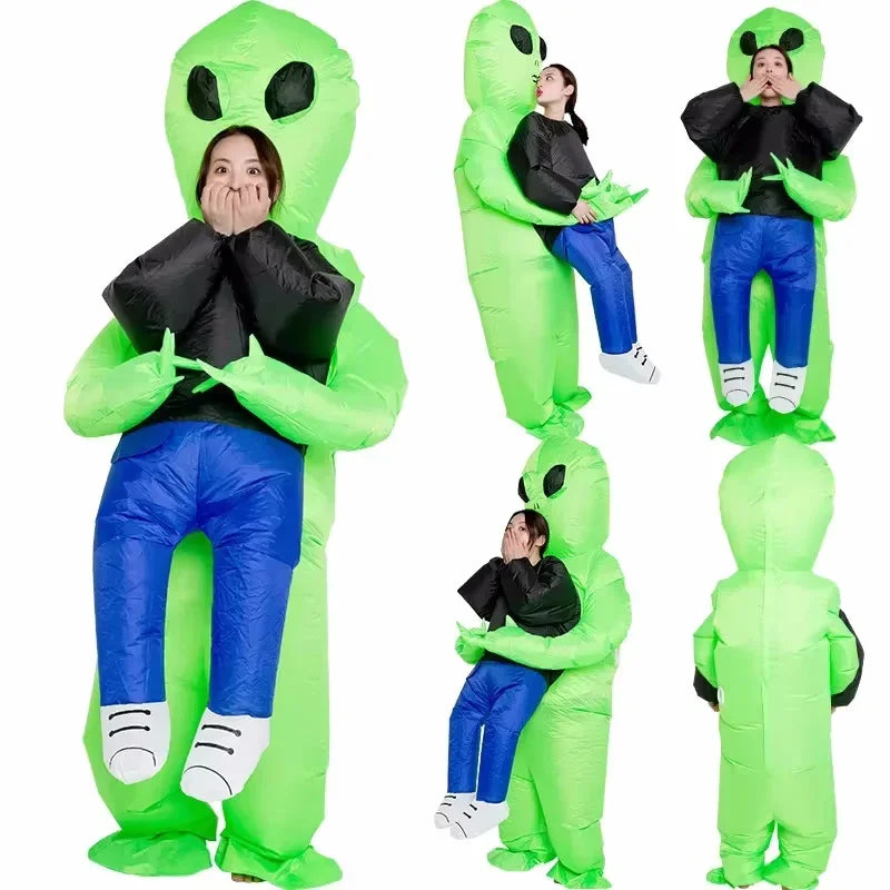 Déguisement Alien Gonflable Vert – Enfant ou Adulte