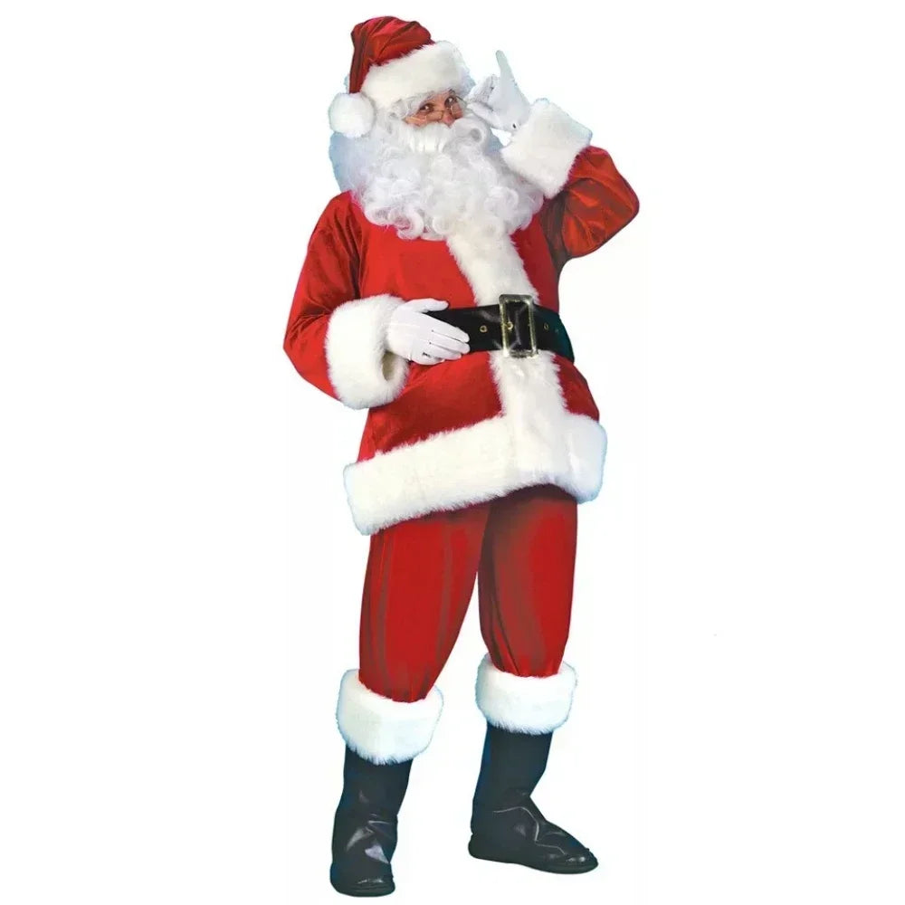 Costume Père Noël Deluxe Homme – vue 2