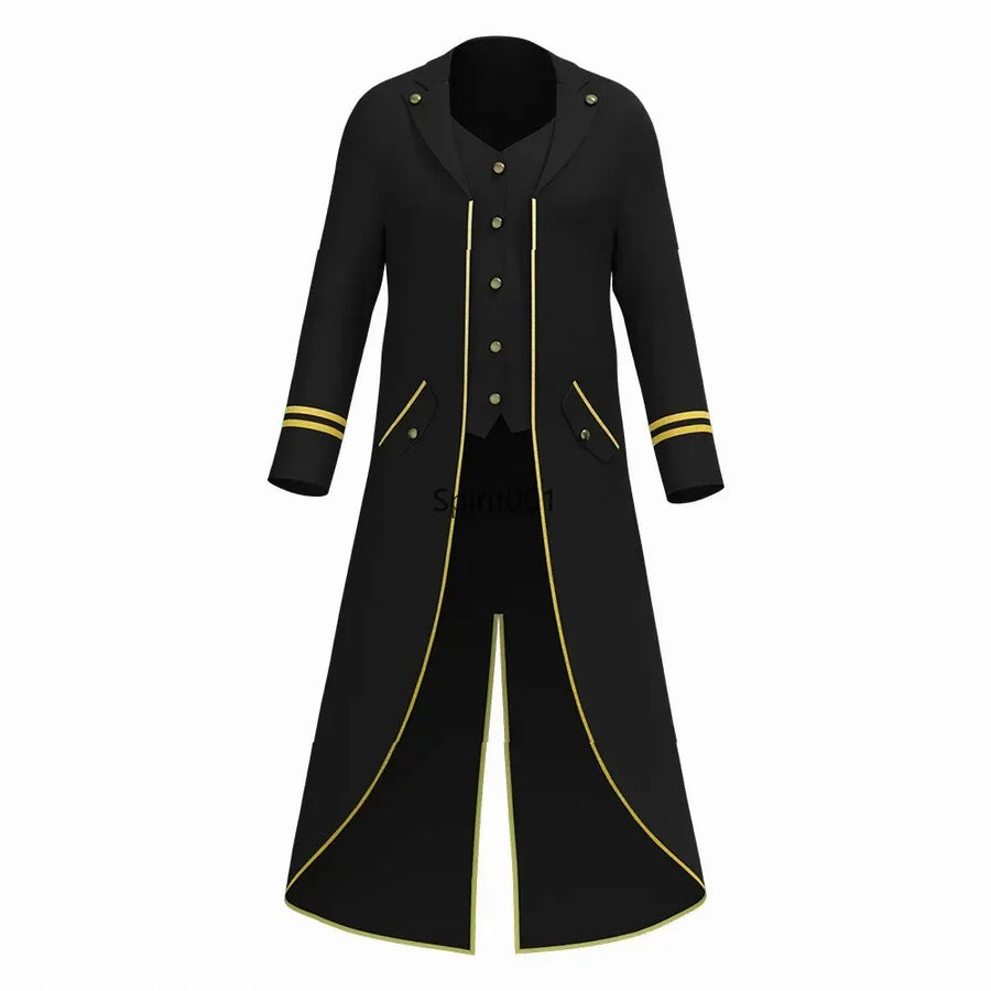 Veste Queue-de-Pie Steampunk Gothique Homme – vue 6