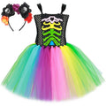 Robe Tutu Squelette Punk Fille