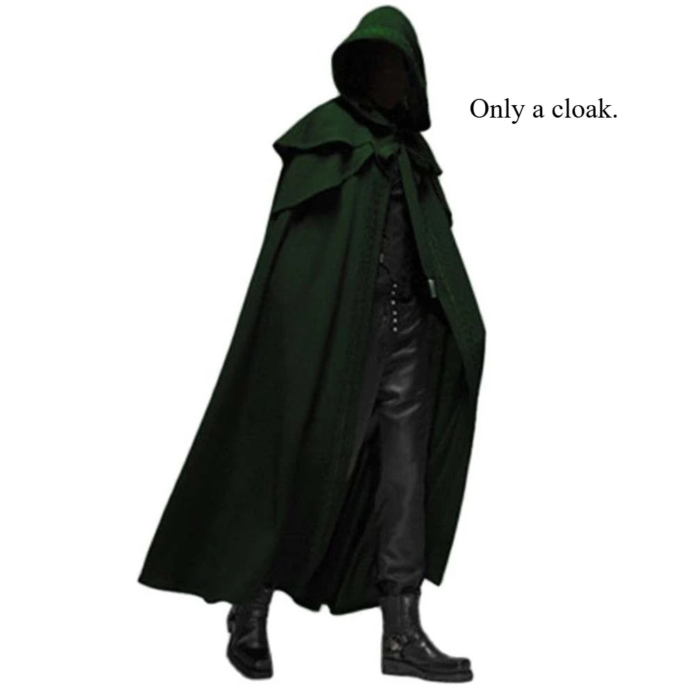Cape à Capuche Gothique Médiévale Homme – Costume Halloween – vue 9