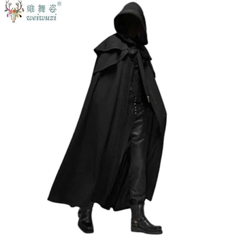 Cape à Capuche Gothique Médiévale Homme