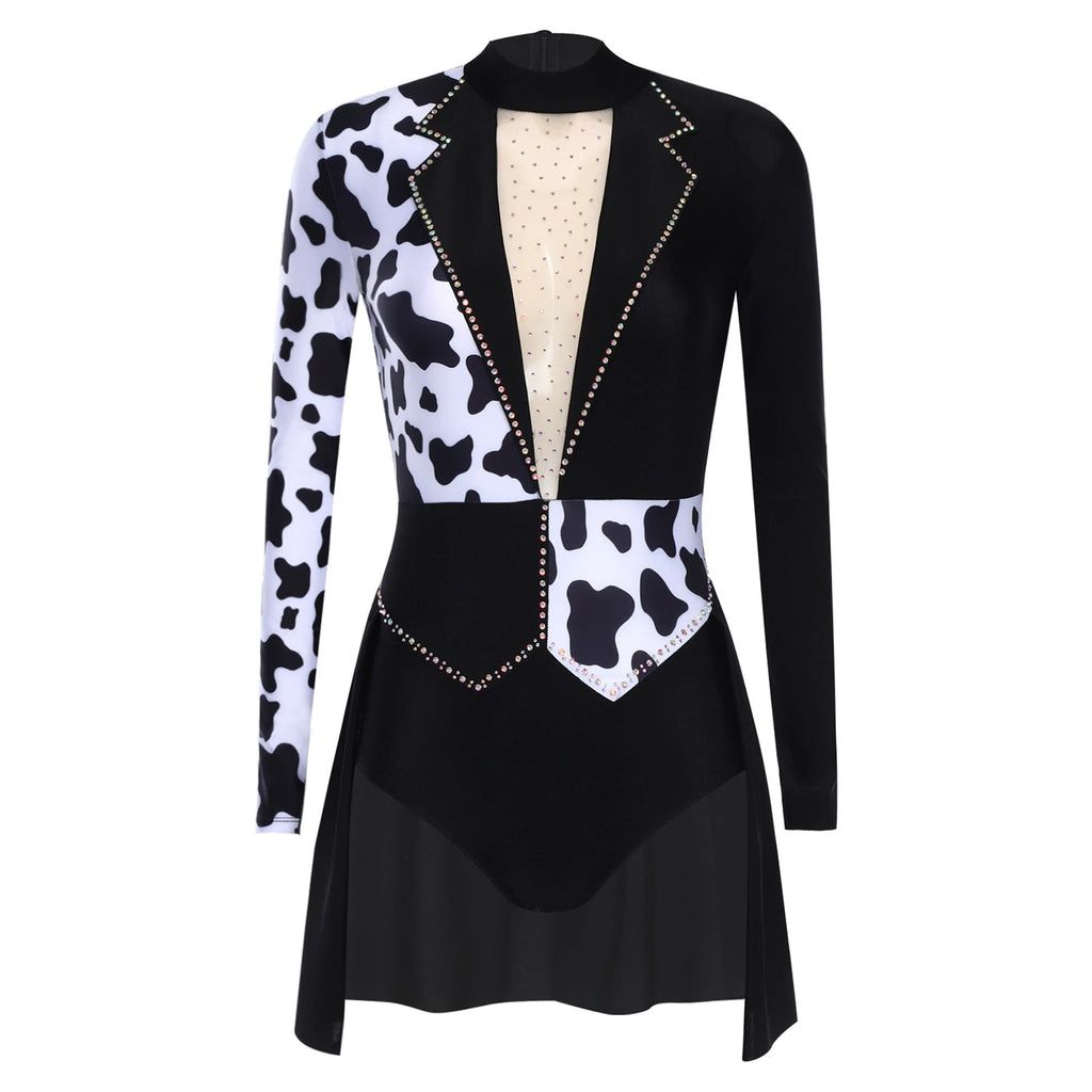 Déguisement Diablesse Noir et Blanc – Robe Femme