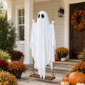 Décoration fantôme blanc à suspendre Halloween – vue 6