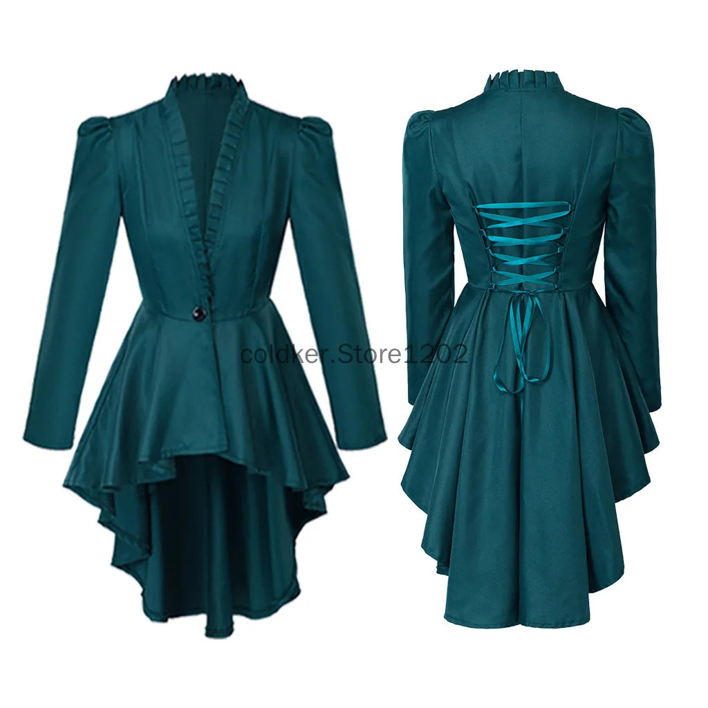 Veste Queue-de-Pie Victorienne Steampunk Femme