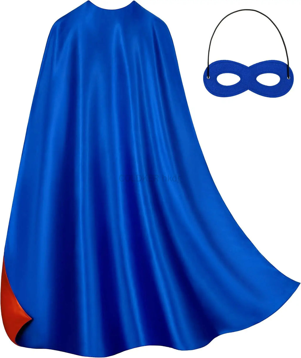 Cape et Masque de Super-Héros Famille Réversible