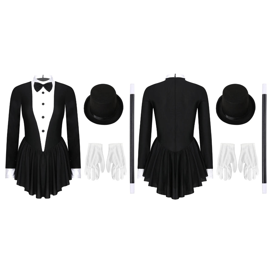 Costume Maîtresse de Cérémonie Femme – Noir, S à XL