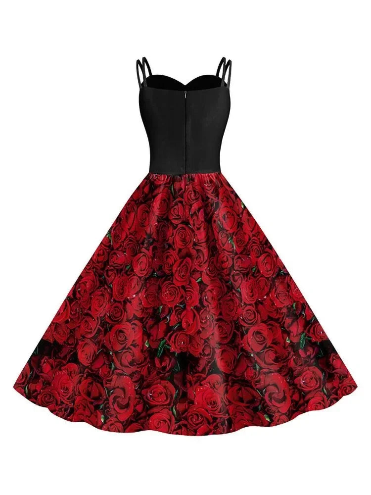Robe Dos Nu Imprimé Tête de Mort Femme – vue 4