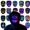Masque LED Lumineux à Détection de Gestes