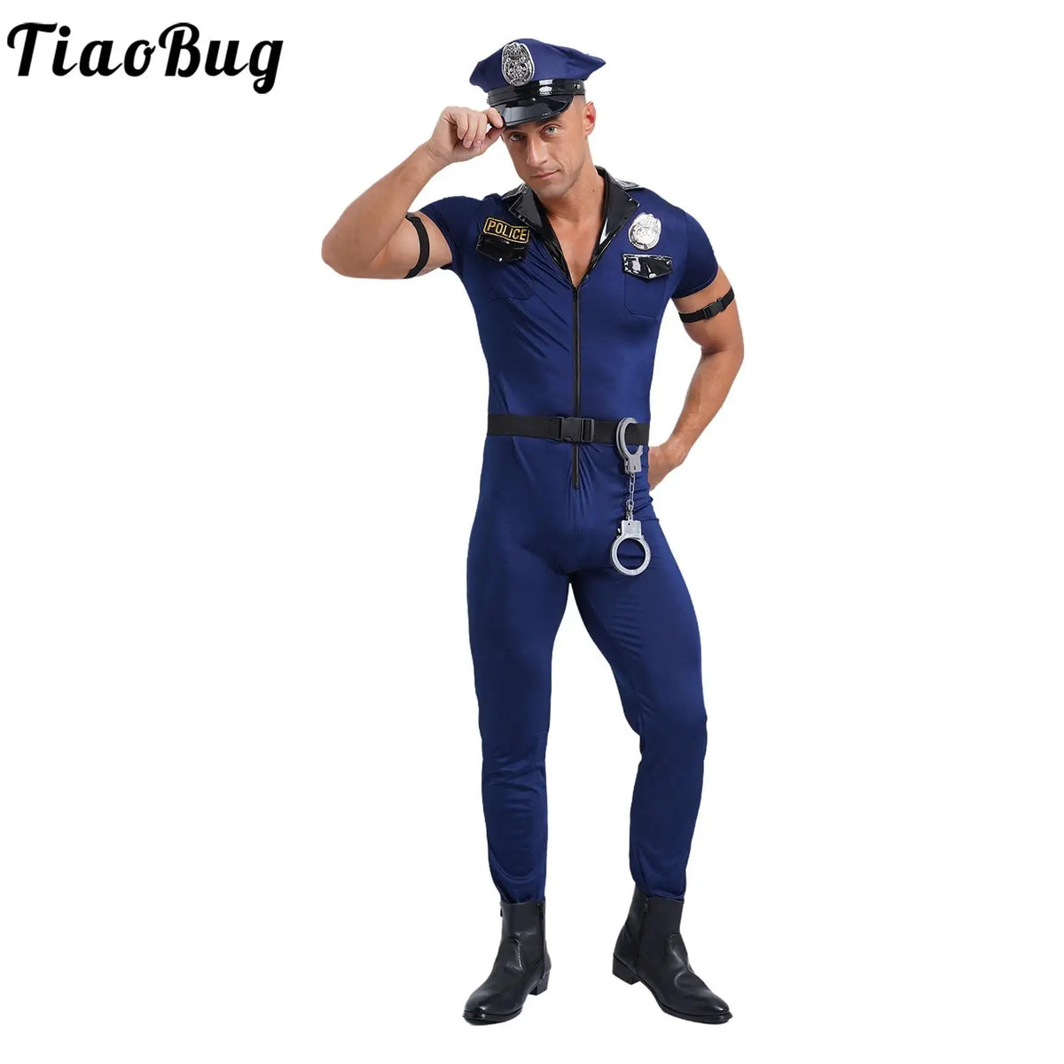 Déguisement Policier Homme 7 Pièces – Tailles M à XXL