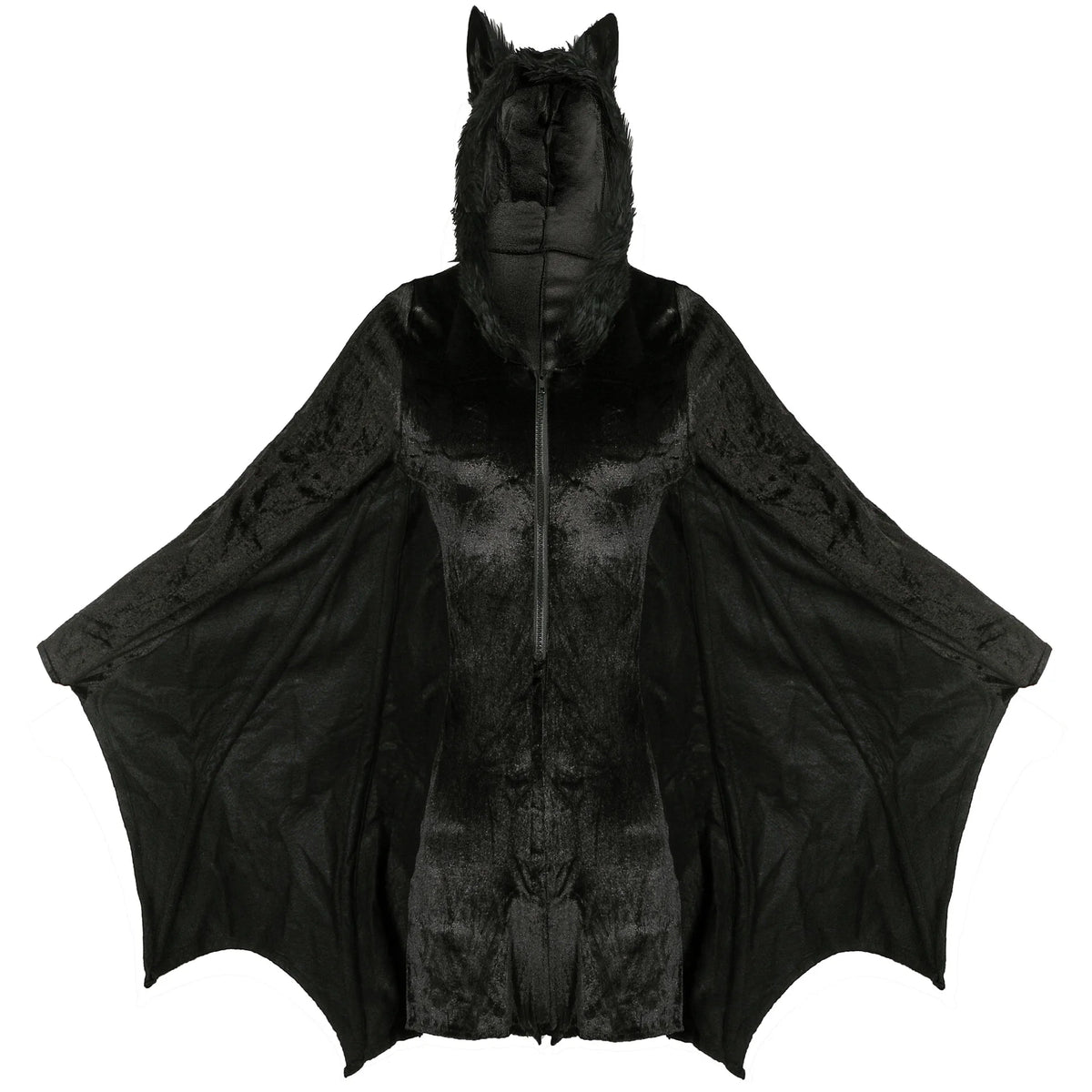 Combinaison Chauve-Souris en Velours à Capuche