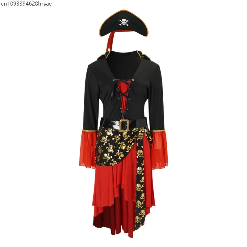 Déguisement Capitaine Pirate Gothique Femme