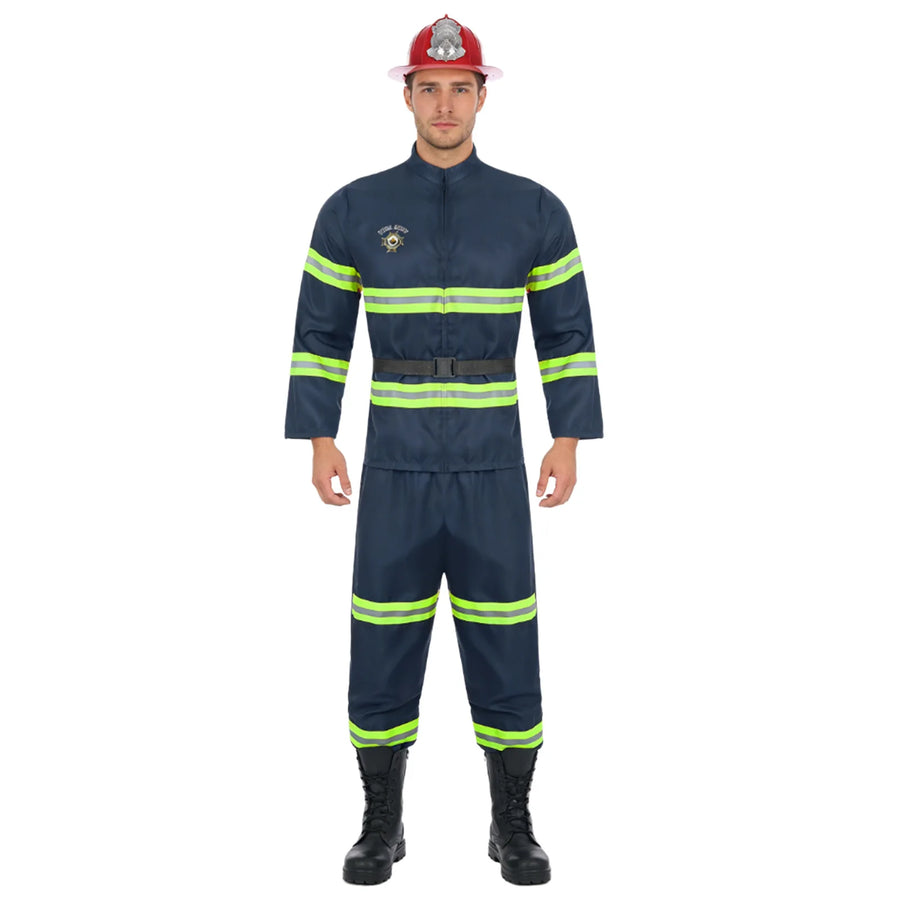 Déguisement Pompier Héros Homme – Casque, Veste et Pantalon – vue 6