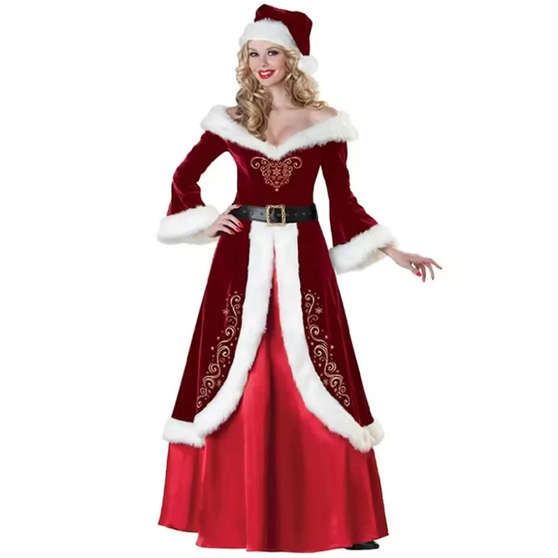 Costume Père Noël de Luxe Homme ou Femme – M à 3XL
