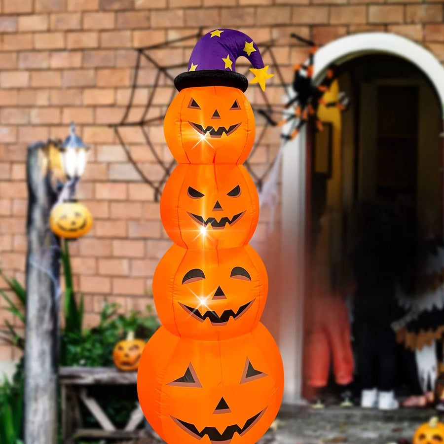 Décoration gonflable citrouilles Halloween – vue 5